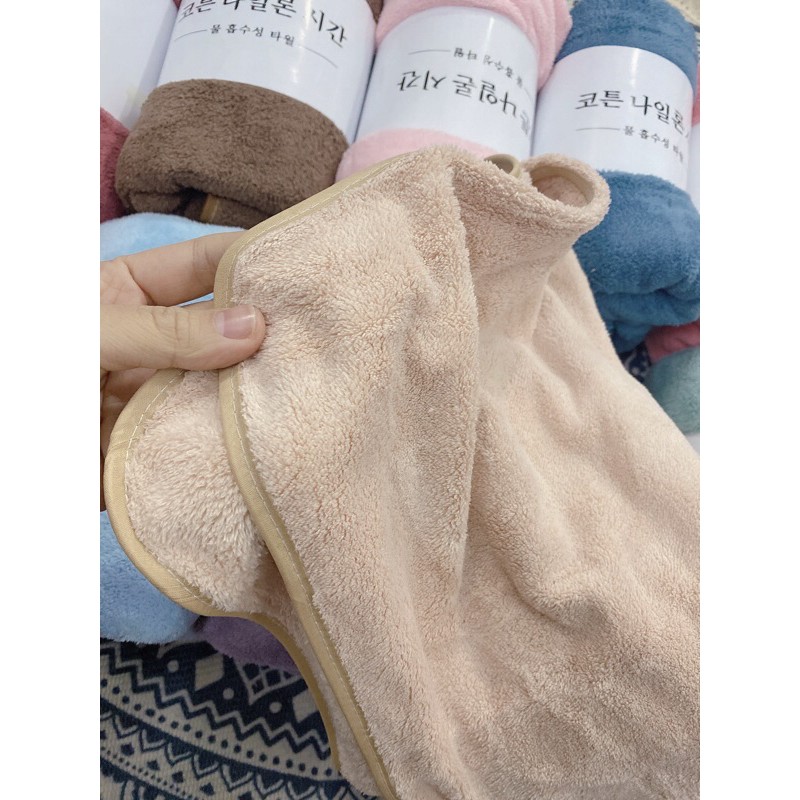 ⚡️𝐅𝐑𝐄𝐄 𝐒𝐇𝐈𝐏⚡️ Khăn tắm hàn quốc lông cừu siêu thấm hút 140*70cm