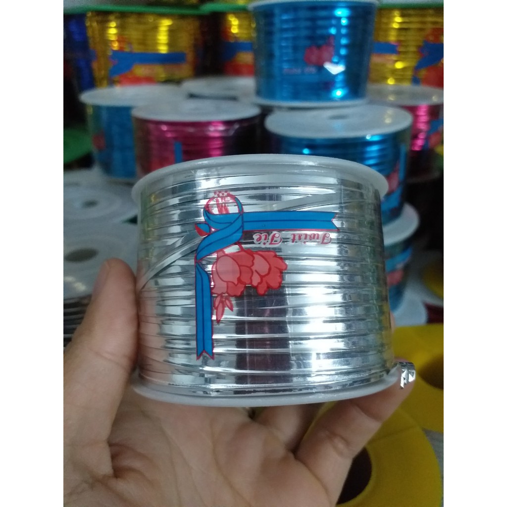 Dây buộc hoa lan cây cảnh kim tuyến các màu -150g