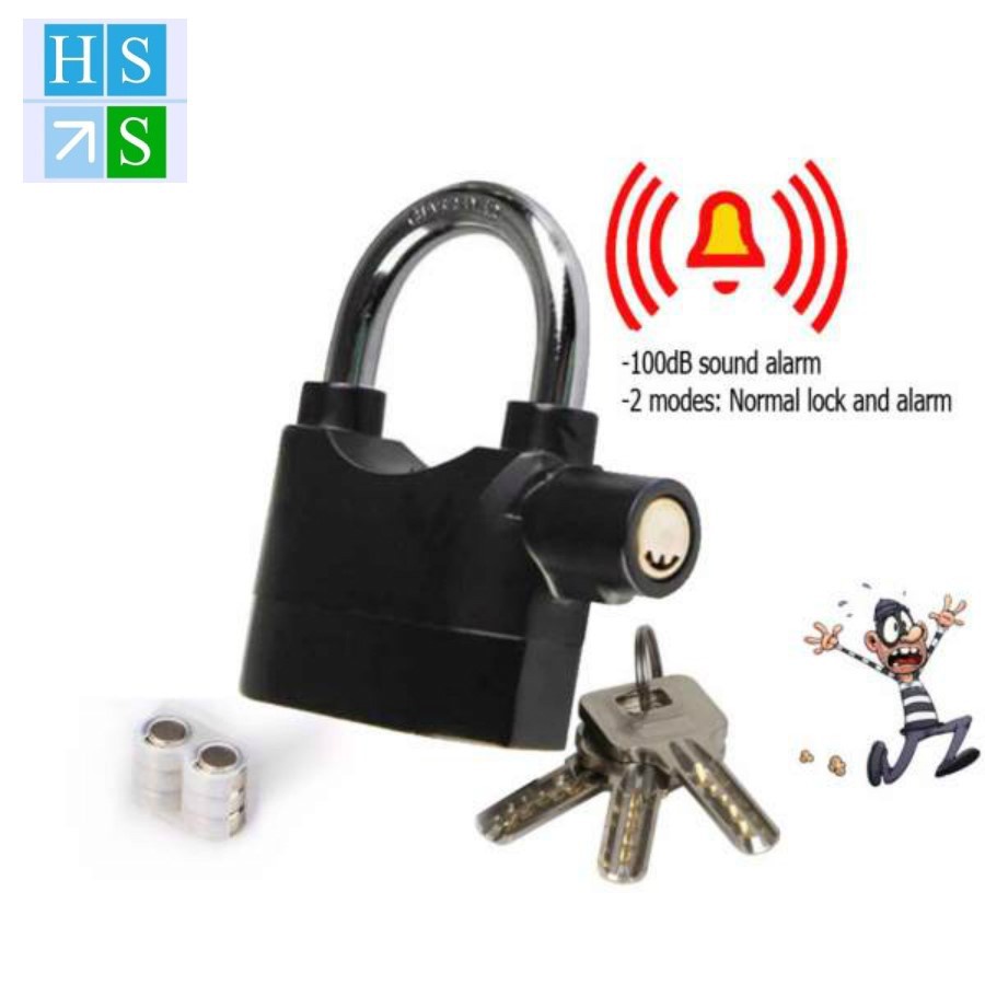 KHÓA CHỐNG CHỘM có còi hú báo động Alarm Lock - HS Shop Thủ Đức