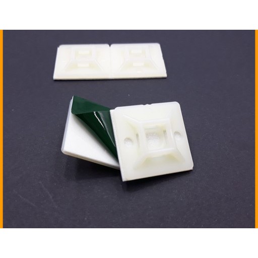 [Đơn tối thiểu 30k] Đế dán dây rút giúp cố định dây điện (BỊCH 50, 100 MIẾNG) 20x20mm 25x25mm
