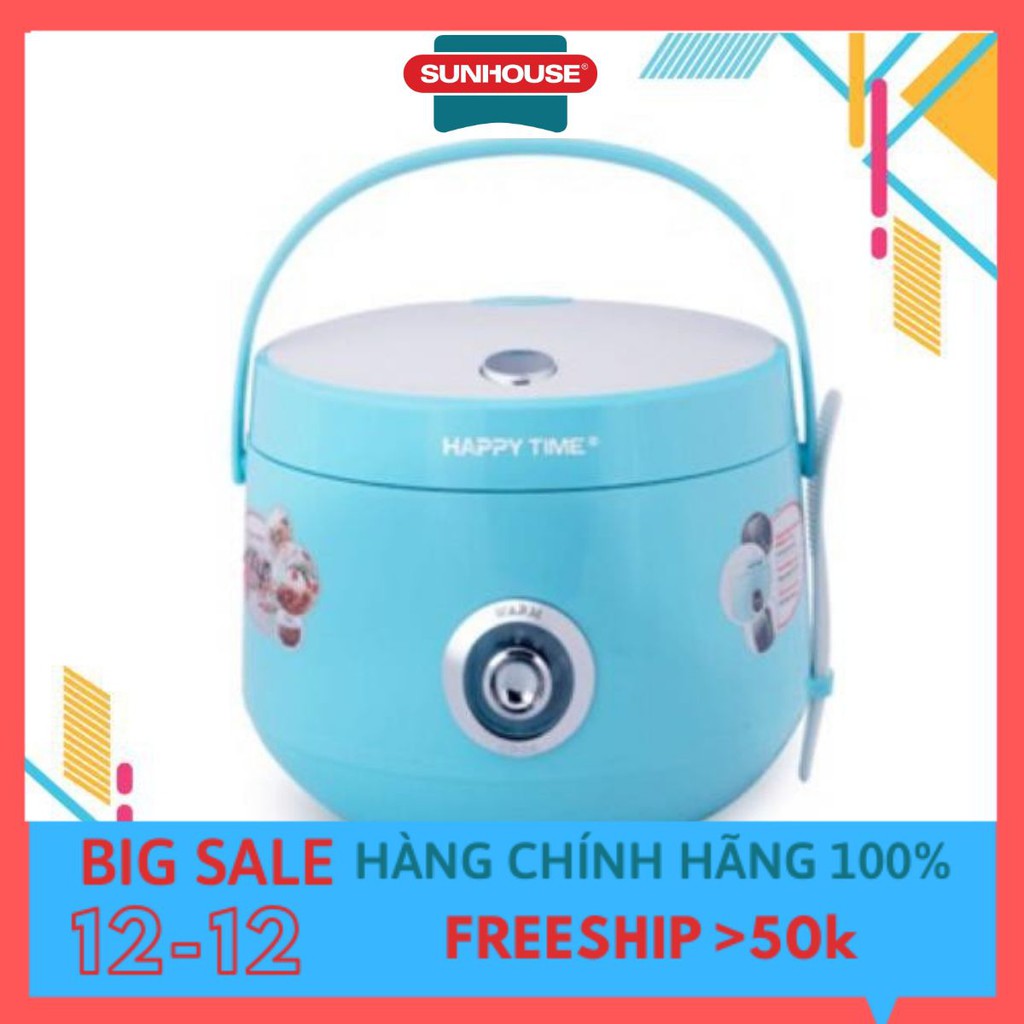 Nồi Cơm Điện 1,2L HappyTime HTD 8522G Chính hãng Sunhouse