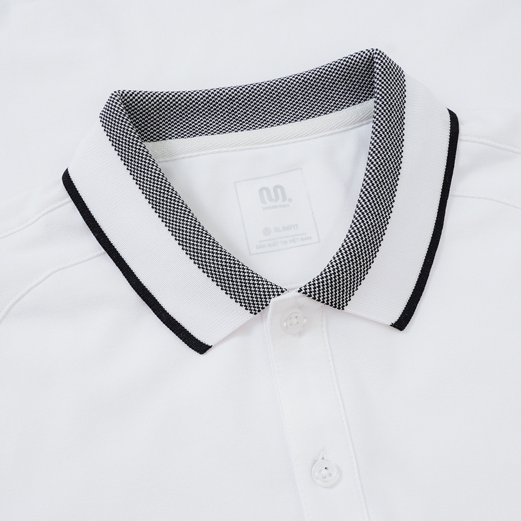 Áo polo nam ARISTINO-INSIDEMEN cotton mềm mát thấm hút mồ hôi, viền cổ khỏe khoắn, năng động - IPS002S1