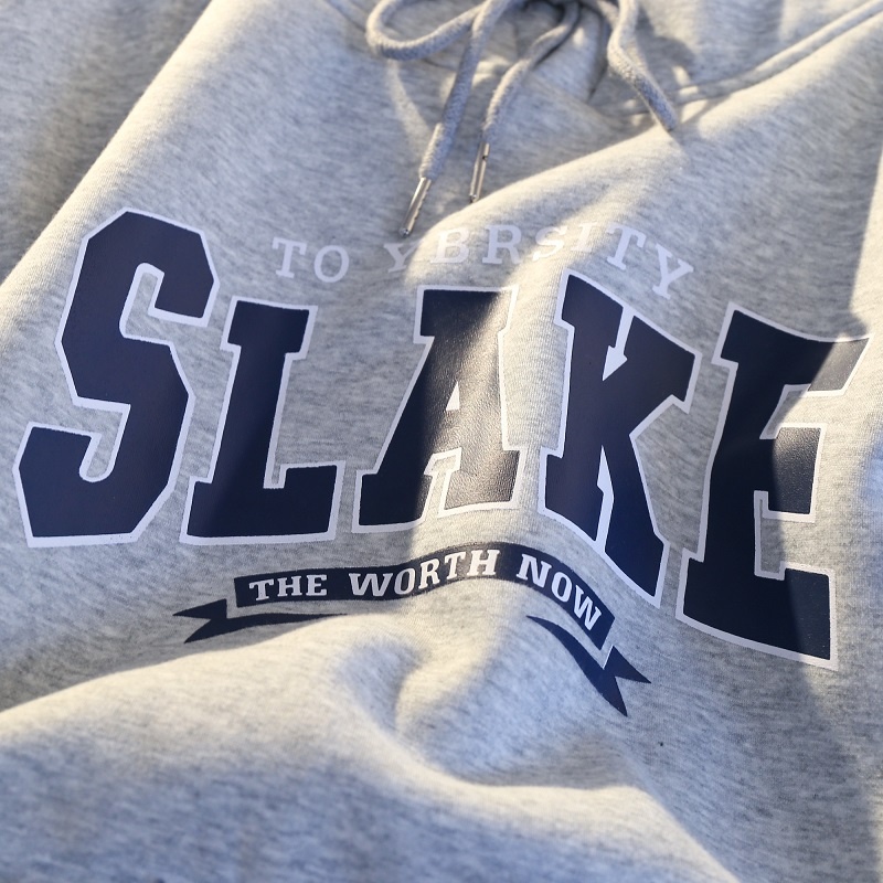 Áo hoodie ZHELIHANGFEI tay dài dáng rộng in họa tiết phong cách đi học dễ phối đồ thời trang