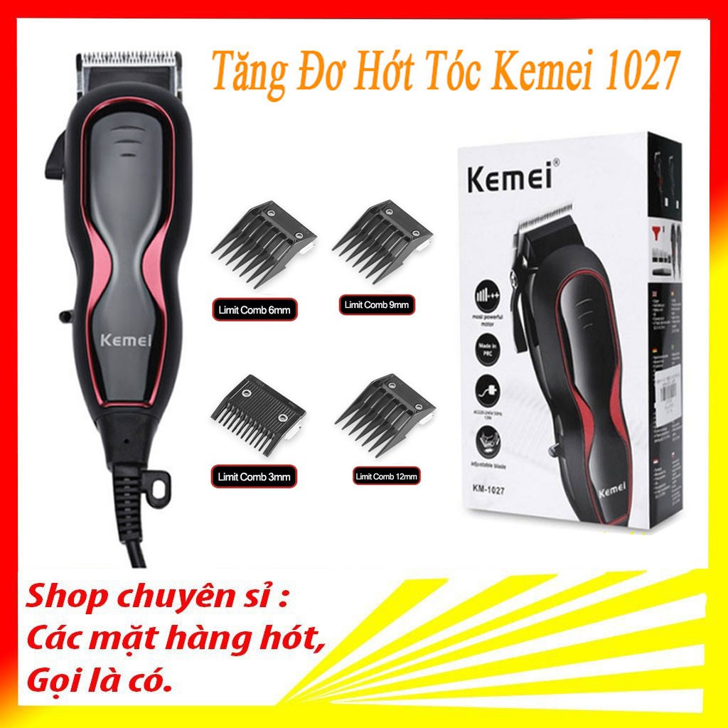 Tông đơ đa năng,Tăng đơ kemei KM-1027 cắt tóc chuyên nghiệp