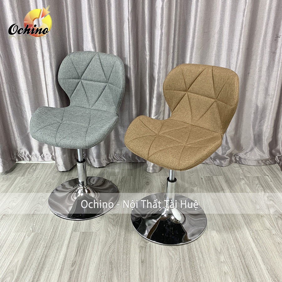 Ghế Xoay Trang Điểm Và Ngồi Bàn Học Bọc Da Và Bọc Vải Mẫu Kim Cương Hiện Đại Chân Thấp 30-50 (Ảnh Thật Và Video)