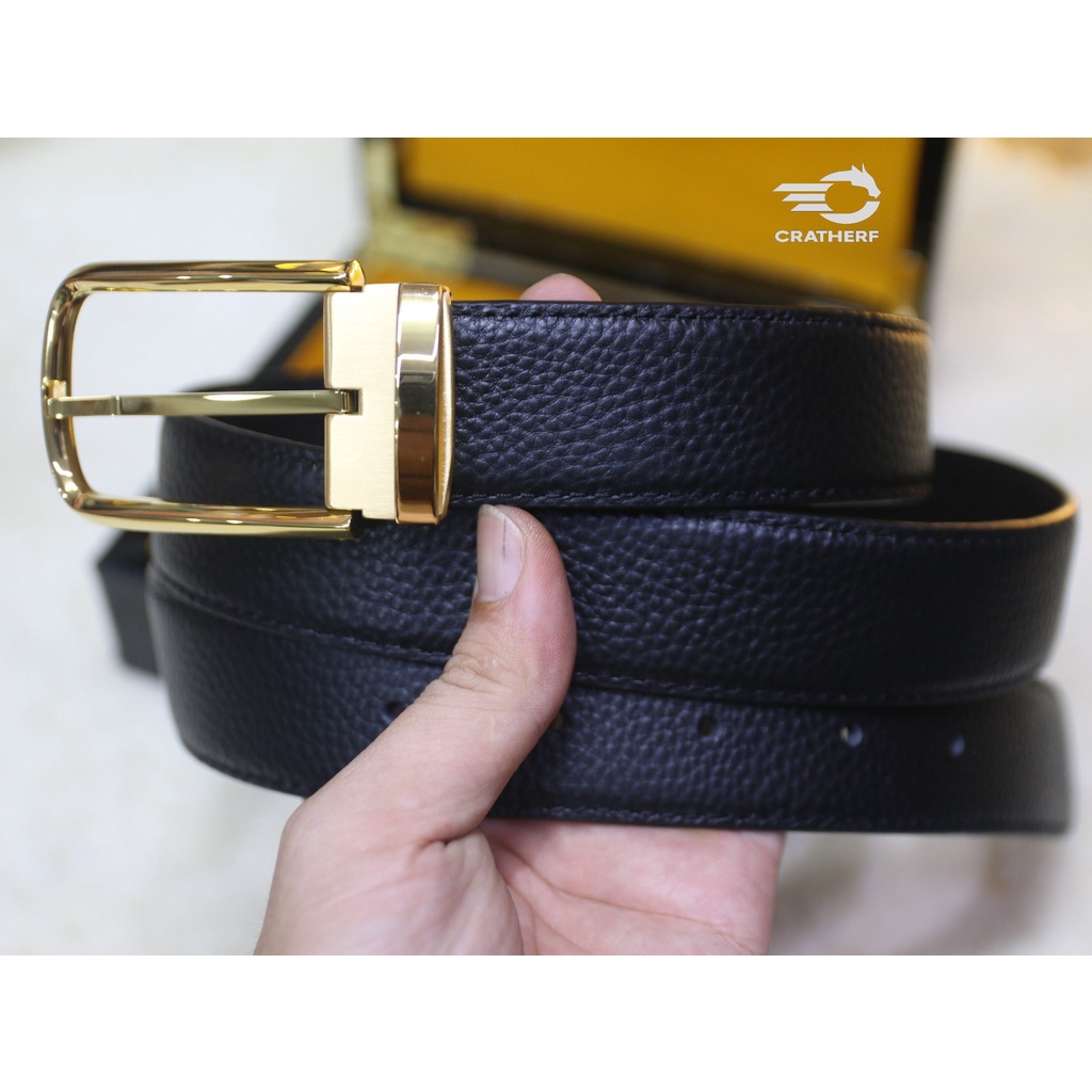 Dây nịt nam - Thắt lưng nam da cao cấp CRATHER MTA001G