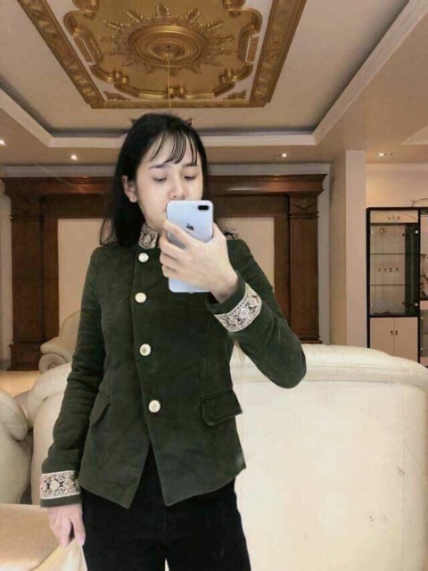 Áo dạ zara auth sẵn S