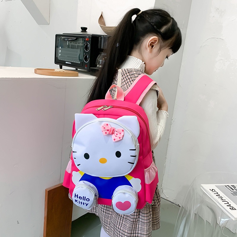 Ba Lô Hello Kitty Xinh Xắn Dành Cho Các Bé Mẫu Giáo