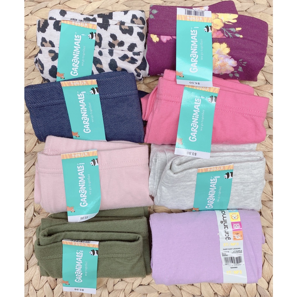 Quần legging dài cho bé gái xuất dư Garanimals - QGGA - bebefamilyshop
