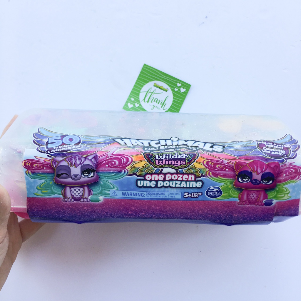 Đồ chơi Hatchimals khay 12 trứng mini Season 9, trứng Hatchimas cánh tiên lắp rời siêu đáng yêu