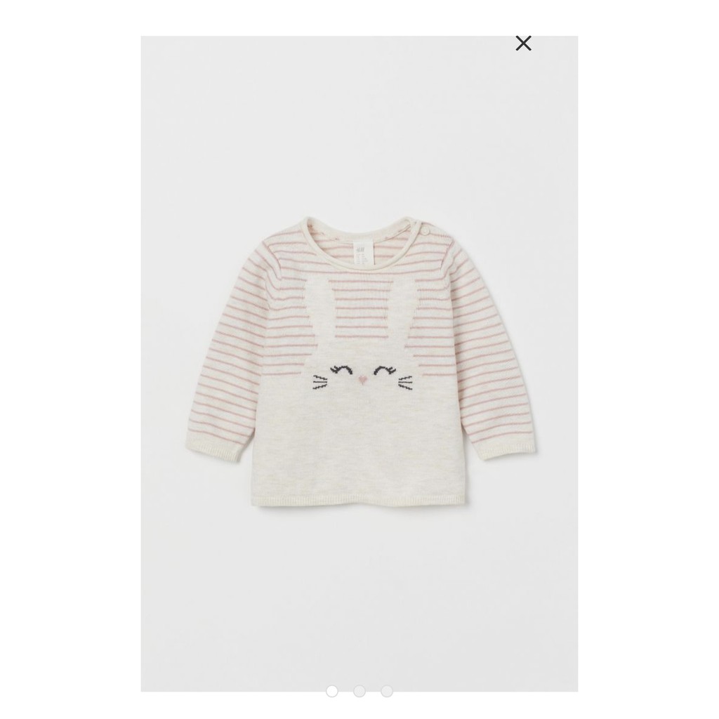 Áo len thỏ hồng H&M