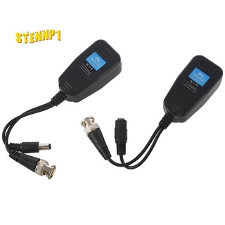 1 Cặp Cáp Chuyển Đổi Hd-Cvi / Tpi / Ahd Video Balun Với Cổng Nguồn Rj45 Cat5