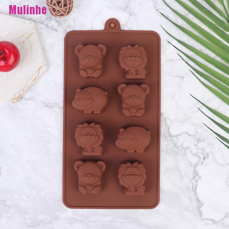 Khuôn Silicone Làm Bánh / Xà Phòng / Sô Cô La Hình Động Vật DIY