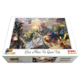 Tranh xếp hình 330 mảnh Minh Châu - Giai nhân và quái vật