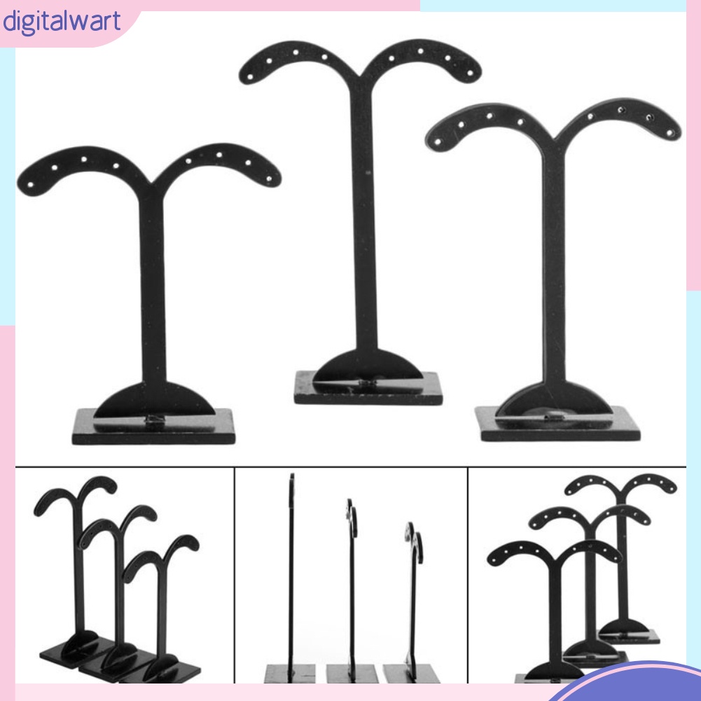 Set 3 giá đỡ trưng bày bông tai bằng acrylic tiện dụng