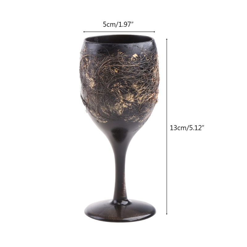 Ly Uống Rượu Bằng Nhựa Resin In Chữ Tôn Giáo Độc Đáo Trang Trí Nhà Cửa