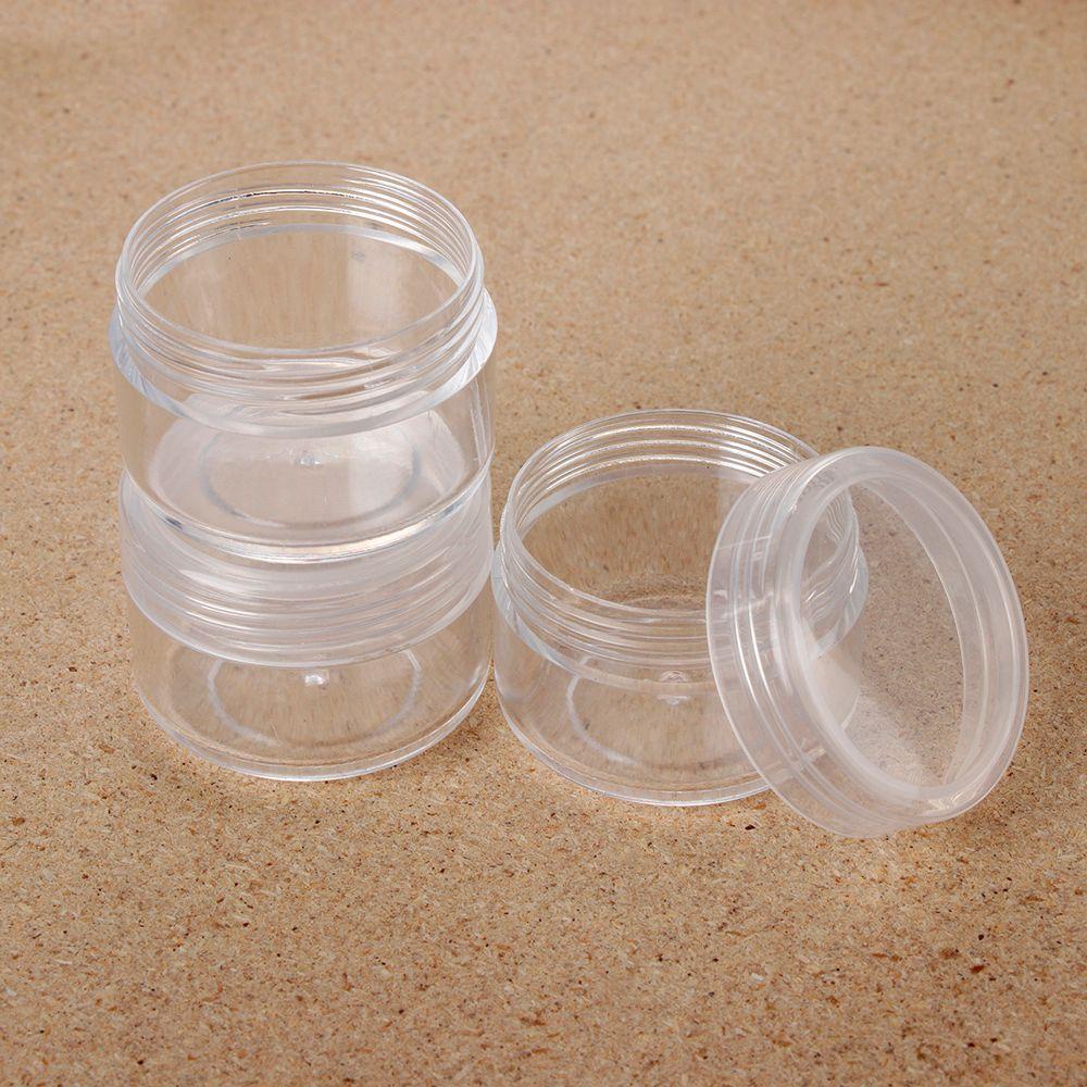 GOGOUP Set 10 Hộp Nhựa Rỗng Đựng Mẫu Thử Mỹ Phẩm Tiện Lợi