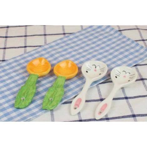 Thìa sứ cao cấp cho bé ( nhiều mẫu )  - Hàng sẵn