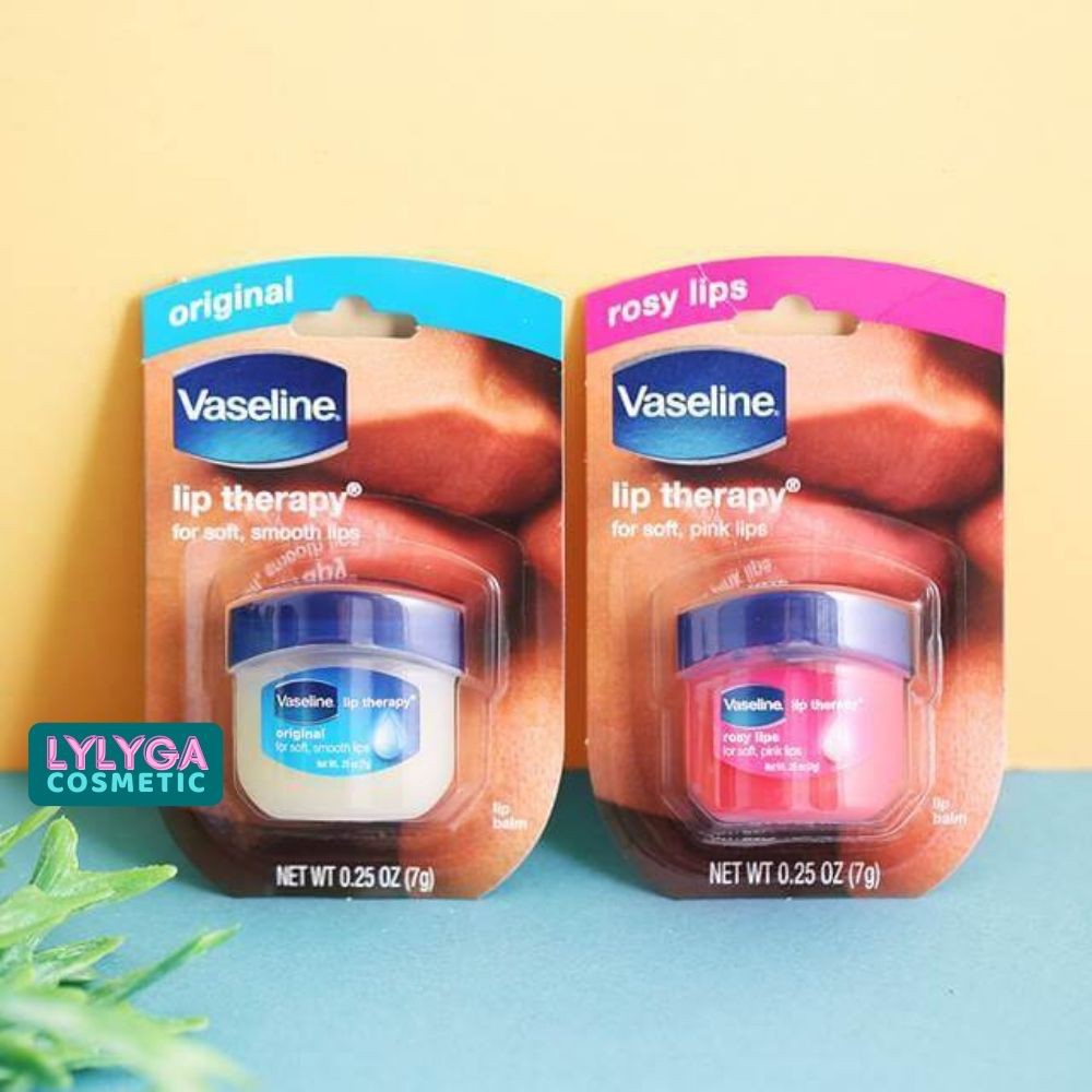 Sáp dưỡng môi Vaseline 7g Rosy Lips - Original - son dưỡng môi dưỡng ẩm  Vaseline mềm mịn SN02