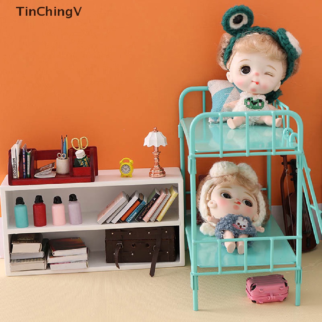 Giường Tầng Ngủ Mini Tỉ Lệ 1: 12 Trang Trí Nhà Búp Bê