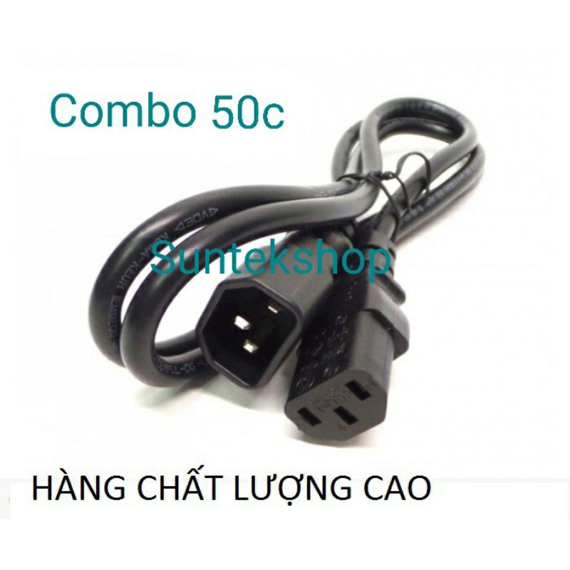 Combo 20c dây nguồn c13 c14 1.8m