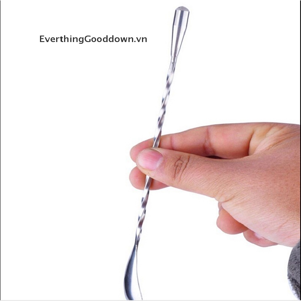 Everthinggooding Muỗng Khuấy Cocktail Bằng Thép Không Gỉ