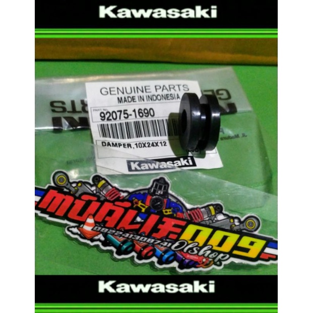 KAWASAKI Giá Đỡ Đèn Pha Bằng Cao Su Chuyên Dụng Cho Xe Mô Tô Ninja 150 R - Rr