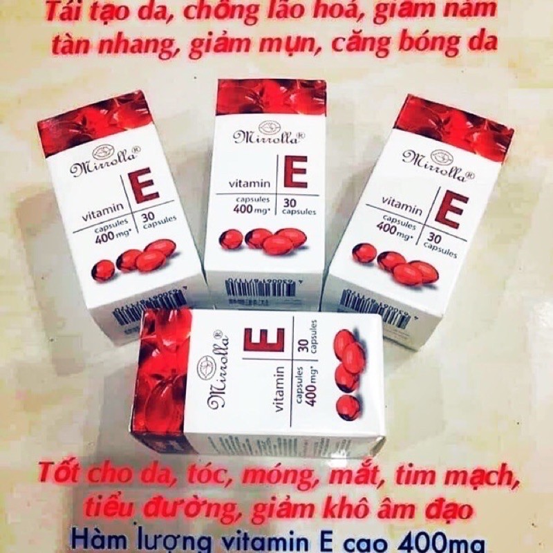 Vitamin E đỏ Nga hàm lượng 400mg chính hãng | Thế Giới Skin Care