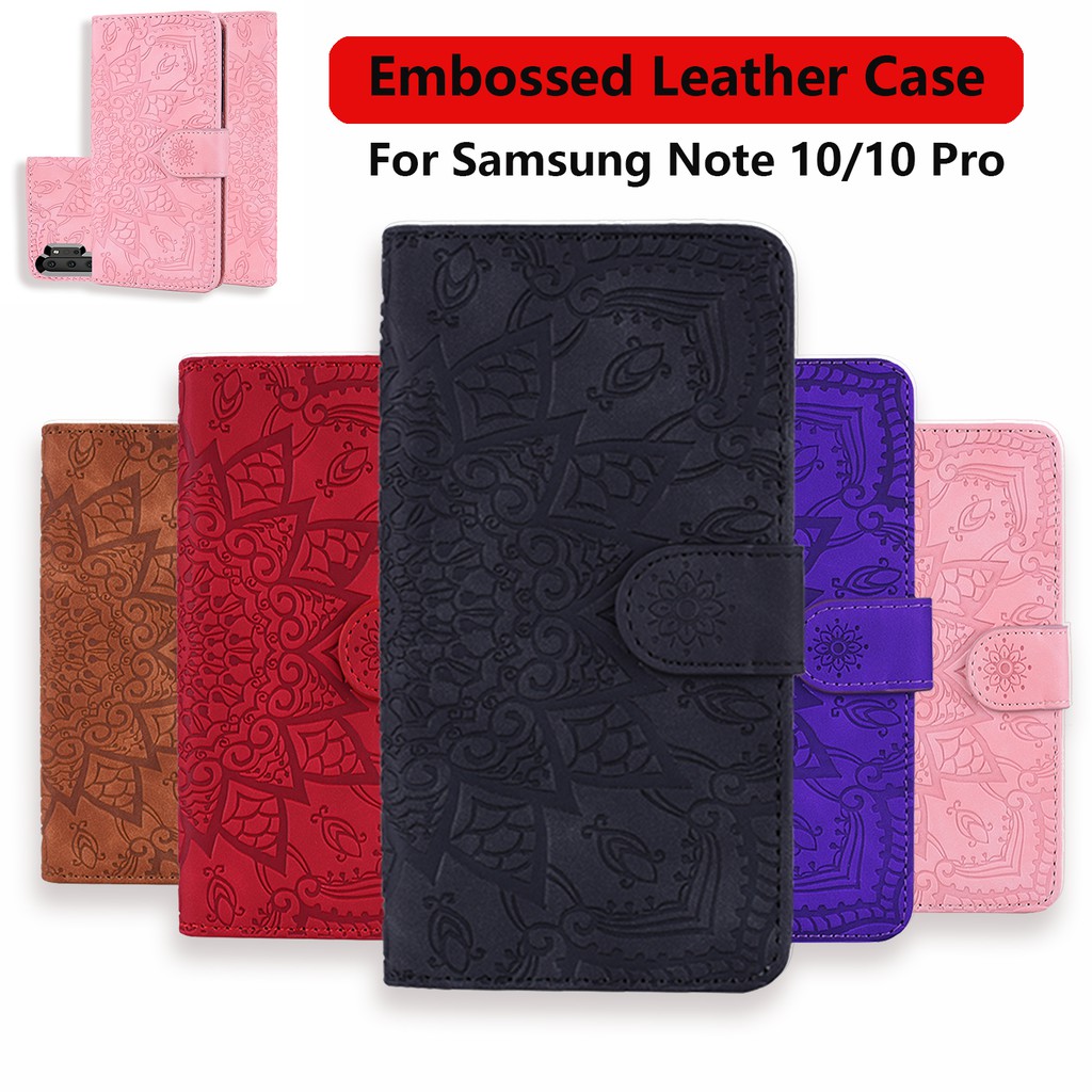 Ốp lưng điện thoại dạng ví da PU lật có khe cắm thẻ Ví dành cho Samsung Galaxy note 10 note10 Plus vỏ chống sốc Shell | BigBuy360 - bigbuy360.vn