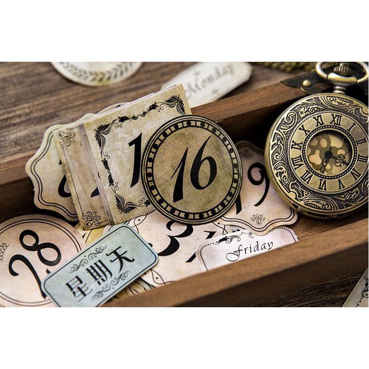Bộ 46 Sticker Chữ Số Trang Trí E121