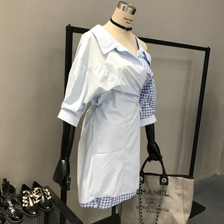 Váy Sơ Mi Trễ Vai
