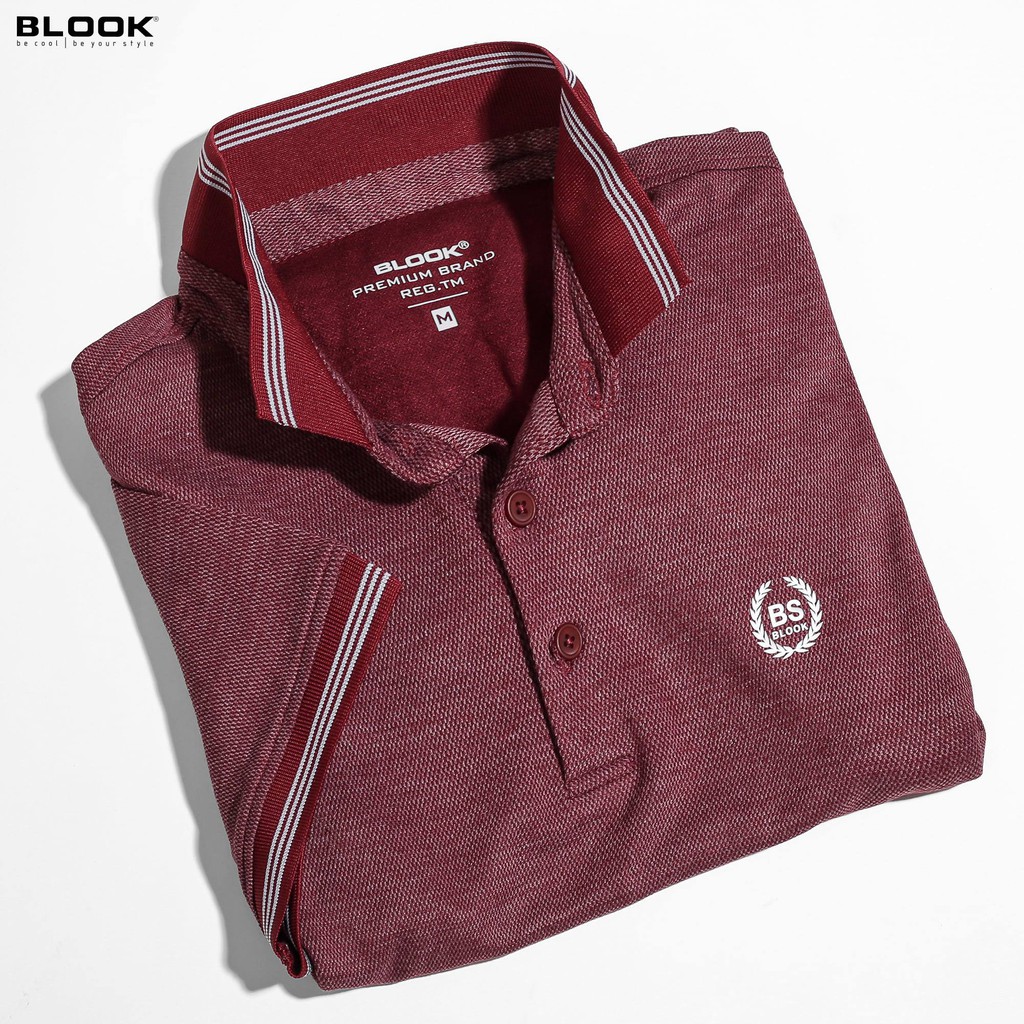 [Mã FAMALLT5 giảm 15% đơn 150K] Áo Polo nam Premium BLOOK chất vải thun dệt sợi dày dặ màu ĐỎ mã 23570 (HÌNH THẬT) | BigBuy360 - bigbuy360.vn