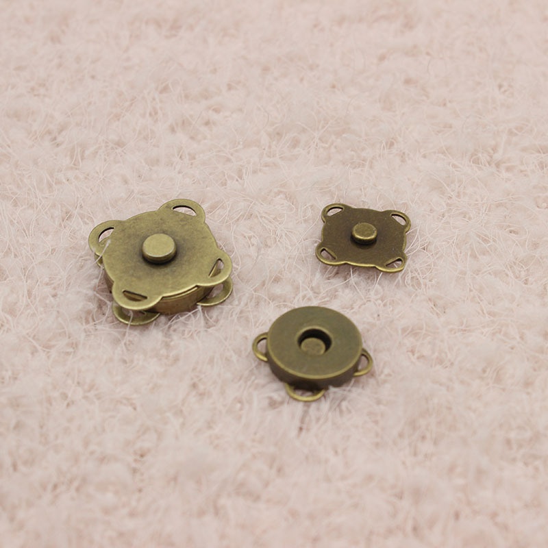 10 Nút Nam Châm Hình Hoa Mận Bằng Kim Loại Cho Túi Xách