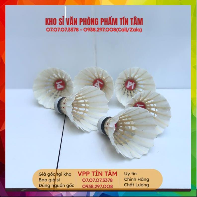 Hộp cầu lông Hải Yến chính hãng, ống bạc ngắn, loại 12 trái, chơi cầu lông ngoài trời, công viên, tại nhà [Vpp Tín Tâm]