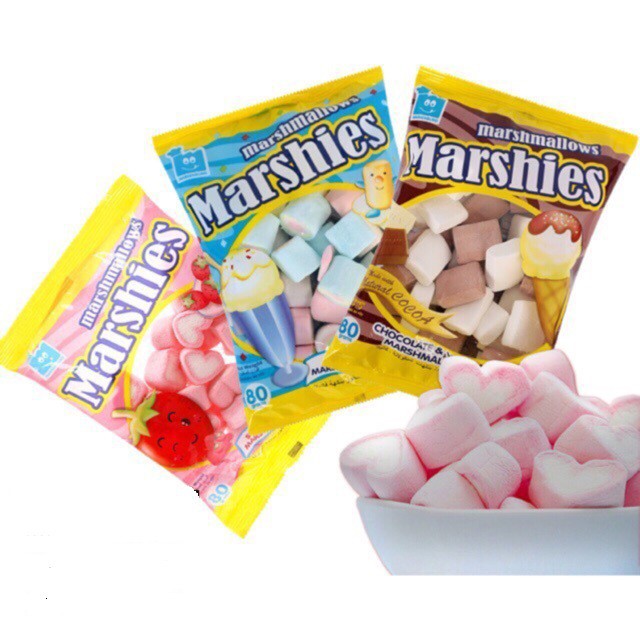 Kẹo bông gòn marshmallows đủ loại 70g
