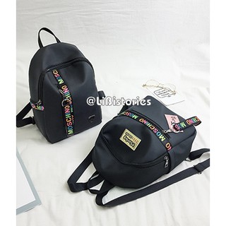 Balo Moschino 2 mẫu ngang và dọc phong cách cá tính thời trang hàn quốc sành điệu