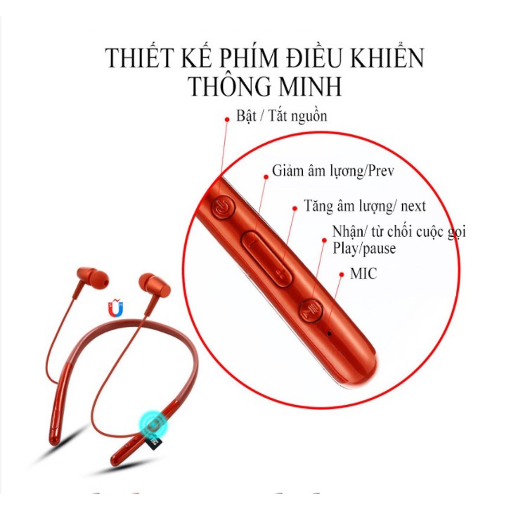 [Cam Kết Chất Lượng] Tai nghe Bluetooth cao cấp chip SONY WI-H700 Pin Trâu Bass Cực Mạnh