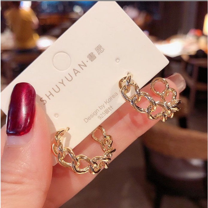 Bông Tai Khuyên Tai Phối Xích