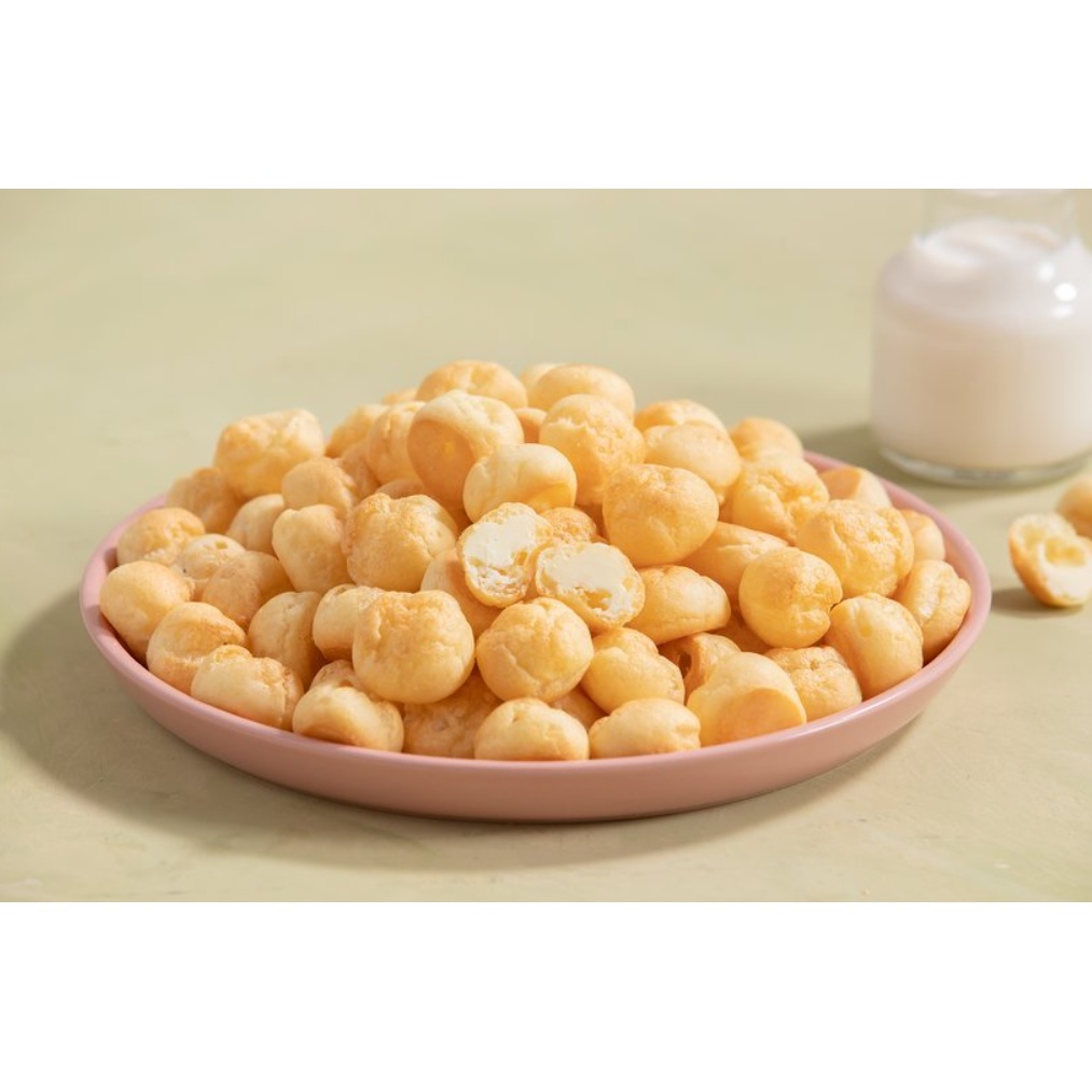 [HAITAI] SNACK BÓNG CHÀY NHÂN SỮA 46G- [해태] 홈런볼 무지방우유 46G