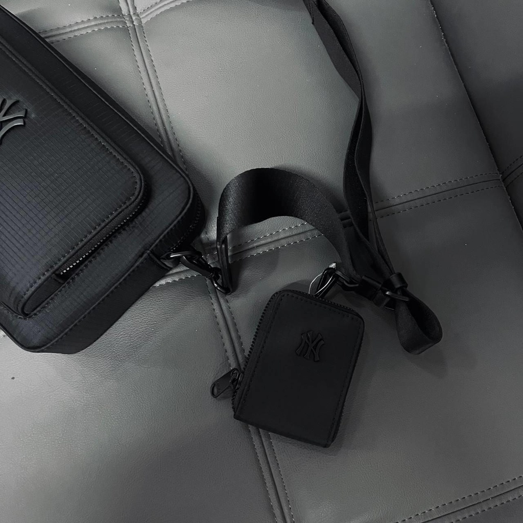 ✅  Túi Đeo Chéo MLB Industrial Crossbody Black 32BGDI111-50L | HÀNG CHUẨN XỊN | CÓ SẴN KHÔNG CẦN ORDER