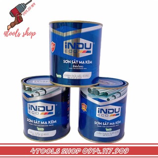 Sơn sắt mạ kẽm Indu Eco 750ml dùng để sơn trên kẽm, inox