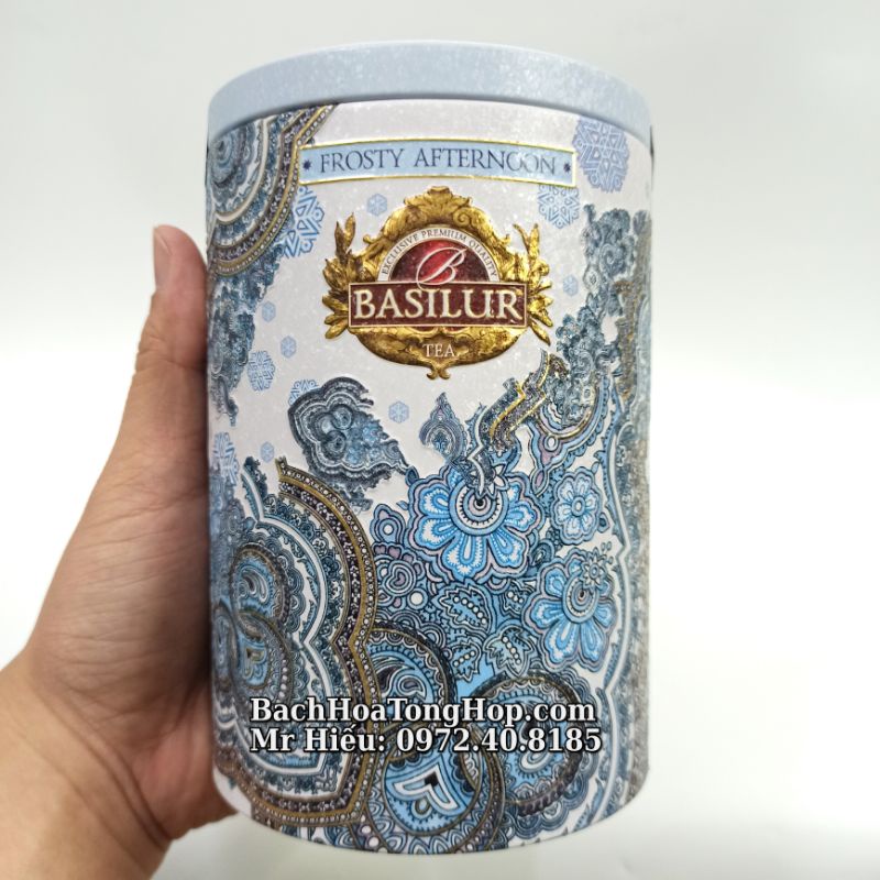 [Hỏa Tốc] Trà Basilur Frosty Afternoon hộp sắt