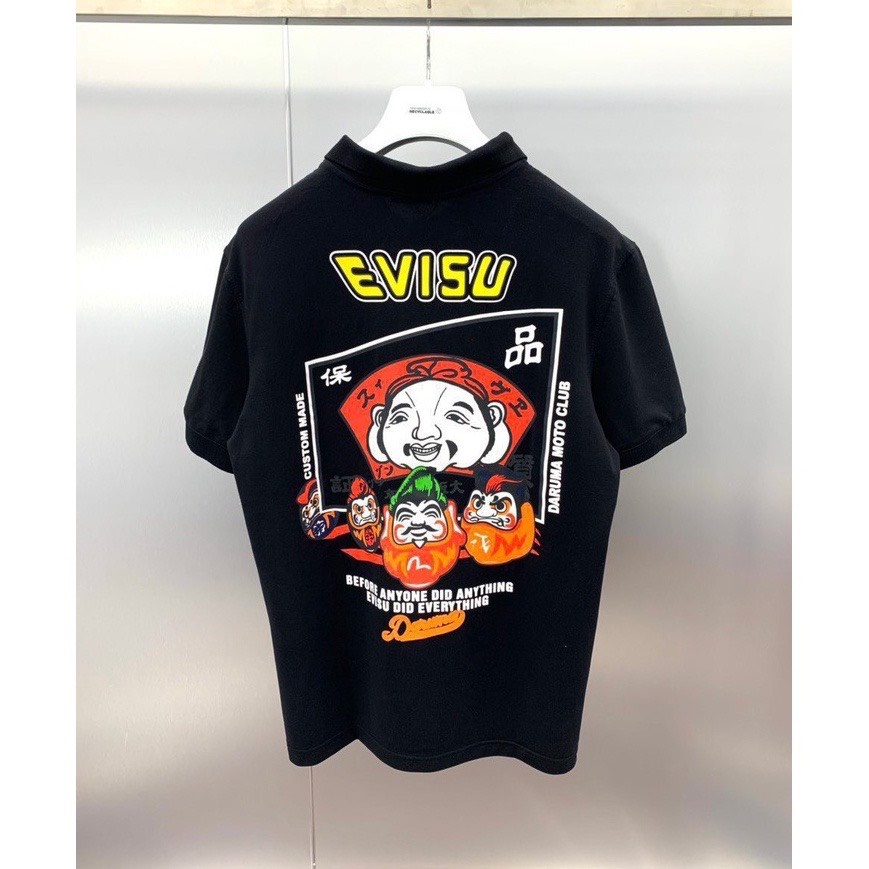 Áo polo nam cổ bẻ EVISU PL36 chất cotton cá sấu phong cách trẻ trung năng động