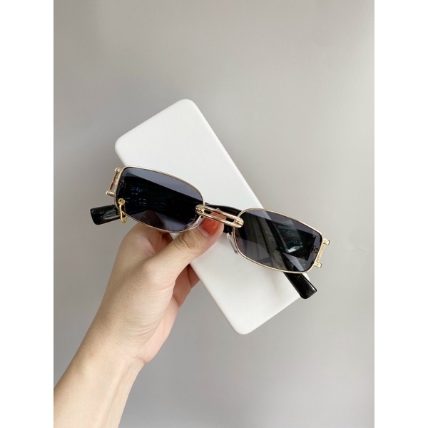 Kính mát thời trang nam nữ hot trend Bear Eyewear gọng nhựa xỏ khuyên độc đáo | BigBuy360 - bigbuy360.vn