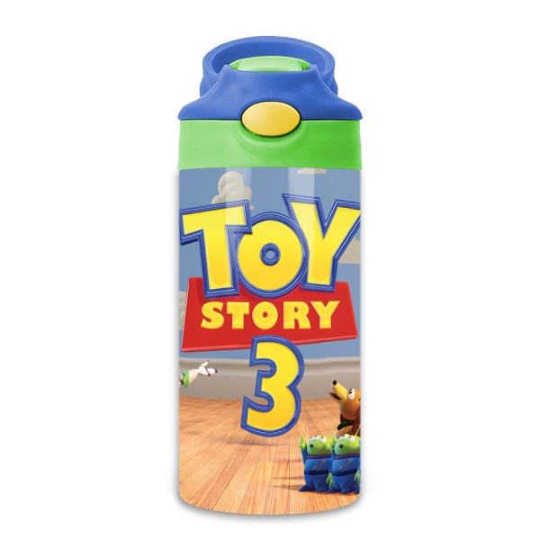 Bình Uống Nước Giữ Nhiệt Cho Bé Có Ống Hút Hình Toy Story - Tỉ Mỉ Studio - Mã 0807KT01