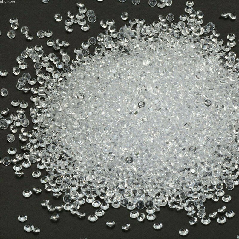 Bộ 1000 viên kim cương pha lê acrylic dùng cho trang trí bàn tiệc