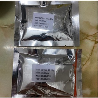 Men đầu bếp Saf-Instant đóng gói 20g - Mua 5 tặng 1
