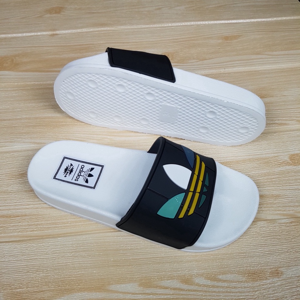 Dép nam nữ quai ngang ADIDAS, dép Das 3 lá thời trang full box