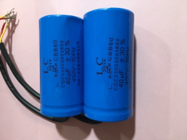 Tụ khởi động mô tơ 450vac - 20uf, 30uf, 40uf, 100uf, 150uf, 200uf, 300uf, 400uf