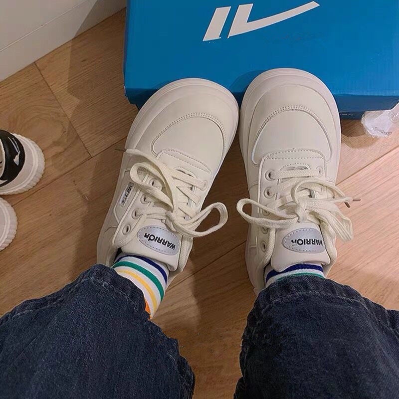 Giày Thể Thao Hở Ngón Màu Trắng Kiểu Mới Phong Cách Hàn Quốc Thời Trang Mùa Xuân 2022 Cho Nữ